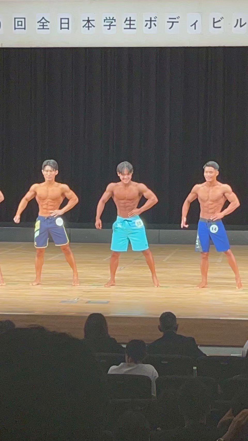 第59回全日本学生ボディビル選手権大会 ステージ